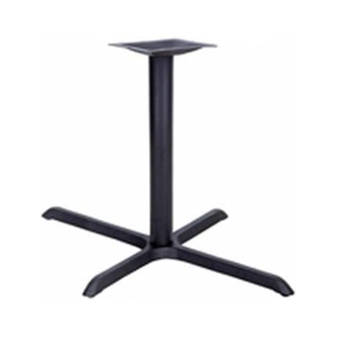 Commercial Furniture Coffee Table Legs Metal Restaurant Dining Table base 22" x 29" spider Black with column