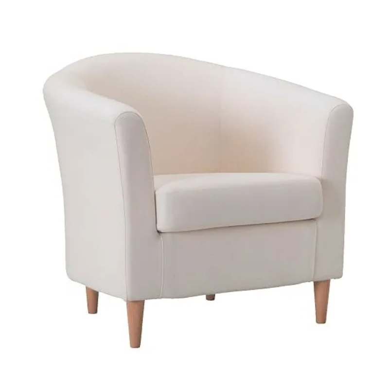 Wholesale Furniture Hot Selling Fabric Tub Wood Leisure Chair for Living Room(ZG19-001)