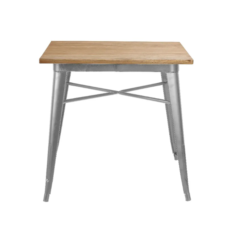 Hot Sale Metal Restaurant Hotel Cafe Modern Garden Furniture Dining Table (ZG23-020)