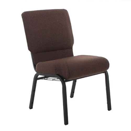 Wholesale High Quality Cheap Stackable 18.50 Inch Wide Black Fabric Metal Auditorium Chair Church Worship Chair (ZG13-002)