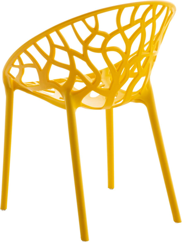 One-piece Plastic Stacking Arm Chairs Outdoor Kitchen Chair
