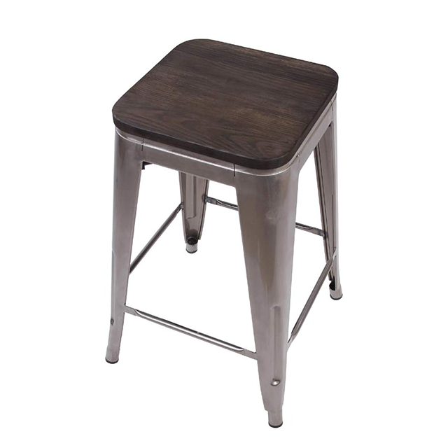 Modern Metal Restaurant Cafe Home Dining Chair Bar Stool Bar Chair (ZG21-063)
