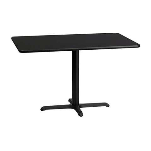 Commercial Furniture Coffee Table Legs Metal Restaurant Dining Table base 22" x 29" spider Black with column