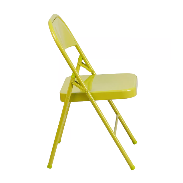 Wholesale Foldable Chair Wedding Event Garden Chairs Metal Modern Folding Chair for Outdoor and Indoor (ZG26-005)