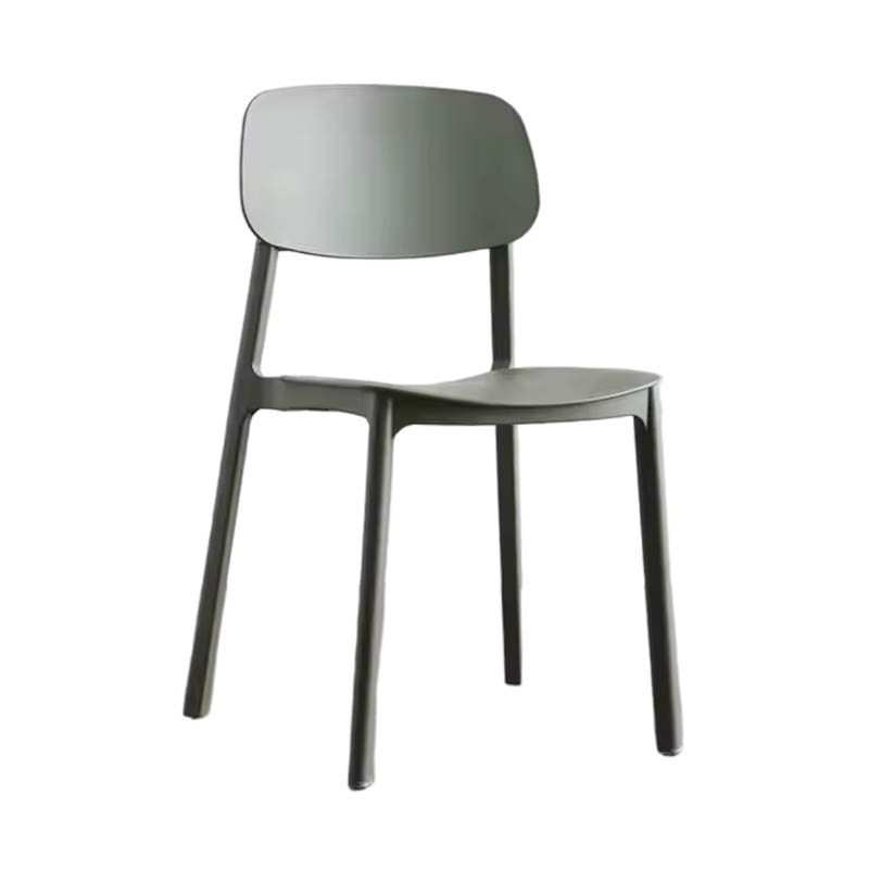 Modern Cheap Stackable Light Blue Plastic Restaurant Dining Chair (ZG50-038)
