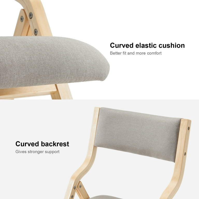 Modern Wooden Folding Dining Chairs with Padded Seats for Kitchen Home Office Wedding Party Events Rental Dining Folding Chair(ZG16-103)