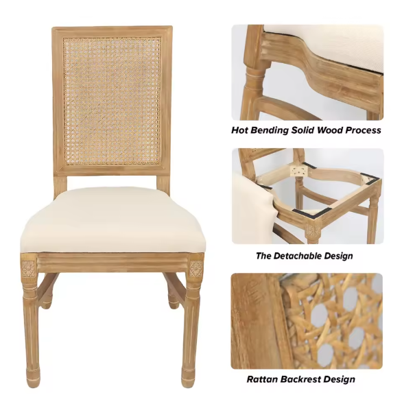 Hot Selling Antique Style Restaurant Chair Wood Dining Louis Chair (ZG16-090ST)