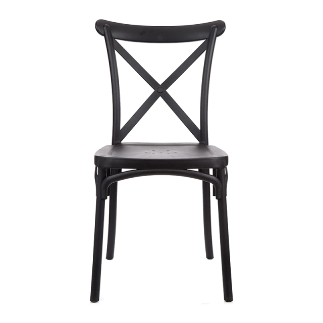 Wholesale Modern Stackable Cross Back Plastic Banquet Chair for Wedding Event Party (ZG50-010)