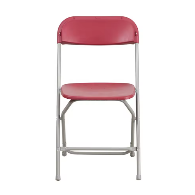 China Wholesale Modern PP Plastic Seat Metal Popular Simple Garden Folding Chair(ZG26-001)