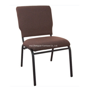 Mult-purpose 18 Inch Wide Economy Metal Stackable Worship Church Auditorium Chair(ZG13-006)
