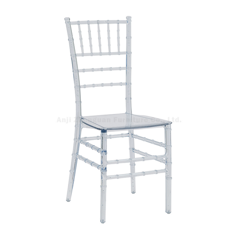 Hot Sale Banquet Clear Plastic Resin Transparent Event Dining Plastic Chairs for Wedding (ZG50-001)