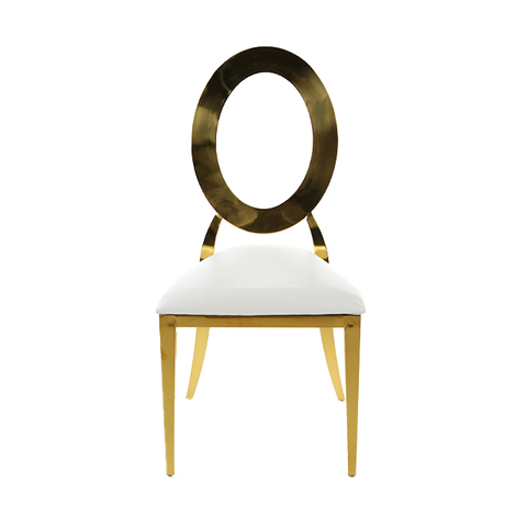 Wholesale Modern Design Steel Round Hollow Back Stackable Metal Banquet Wedding Dining Chair(ZG50-009)