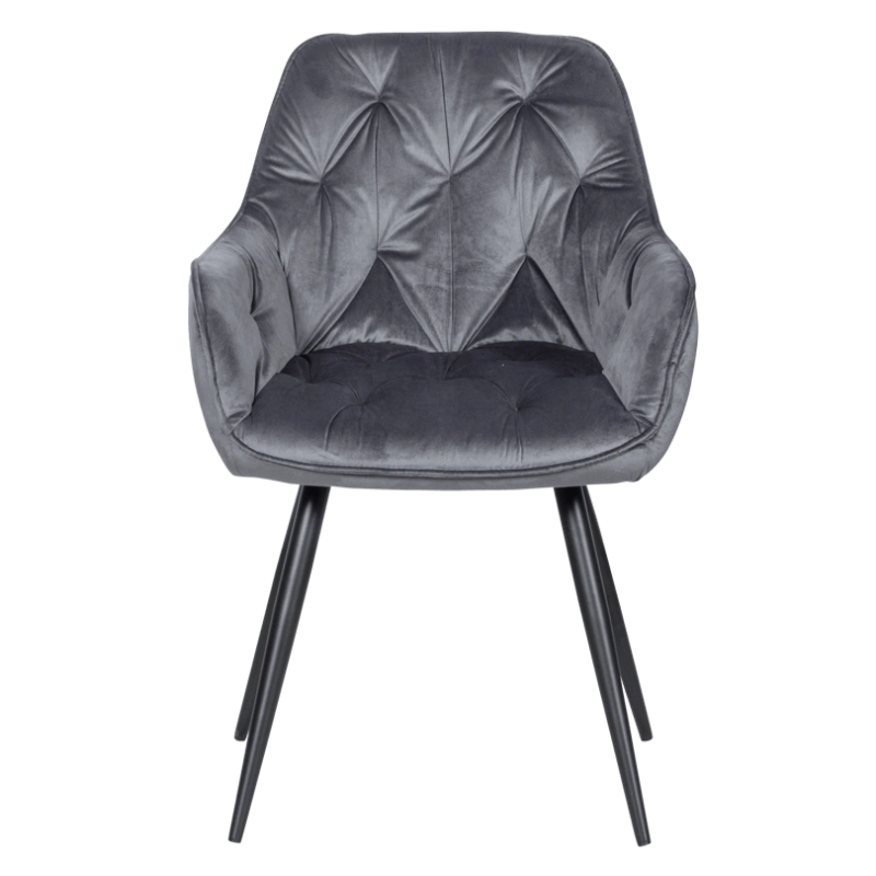 Velvet Fabric Upholstered Restaurant Dining Chair for Home Living Room Hotel(ZG23-032)