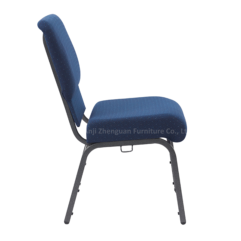 Furniture upholstered church chair Stacked church chair diamond fabric (ZG13-001)