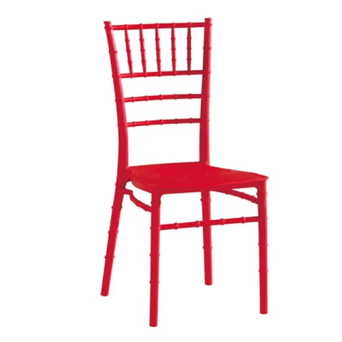 Lightweight Chiavari PP Plastic Stackable Chair for Garden Wedding Banquet Party Event (ZG50-028)