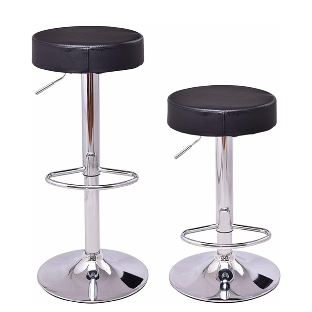 Factory Direct Sale Adjustable Height Kitchen Stools Cafe Bistro Metal Bar Stool Chair(ZG18-022)