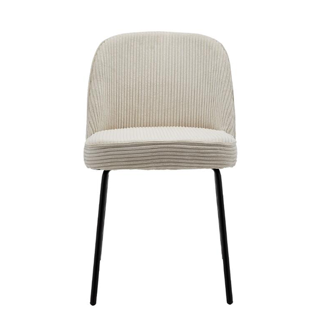 Modern Design Fabric Seat Comfortable Restaurant Metal Dining Chair(ZG23-071)