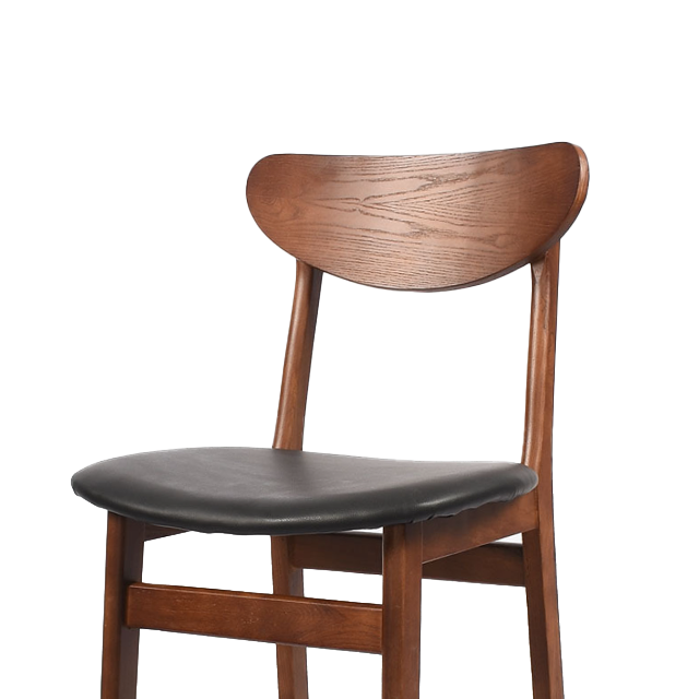 Hot Selling High Quality Modern Cafe Banquet Dining Chair Solid Wooden Stool Classic Bar Chair (ZG25-009)