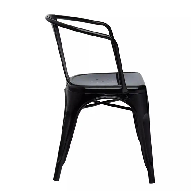 Metal Restaurant Hotel Cafe Indoor Outdoor Armchair Modern Garden Furniture Dining Chair (ZG23-016)