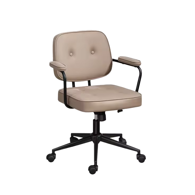 Hot Selling Modern PU Leather Commercial Furniture Comfortable Computer Desk Adjustable Gas Lift Mesh Office Chair (ZG27-030)