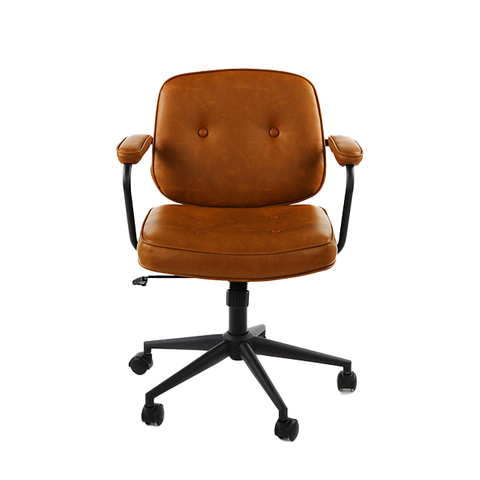 Hot Selling Modern PU Leather Commercial Furniture Comfortable Computer Desk Adjustable Gas Lift Mesh Office Chair (ZG27-030)