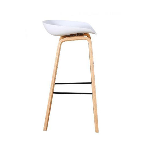 Simple Modern Design Cafe Shop PP Nordic Outdoor Plastic Luxury Bar Chairs(ZG25-033)