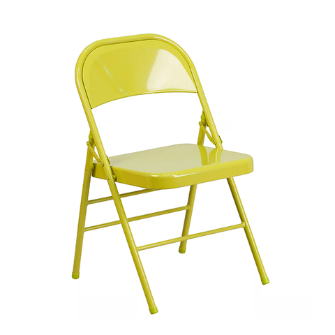 Wholesale Foldable Chair Wedding Event Garden Chairs Metal Modern Folding Chair for Outdoor and Indoor (ZG26-005)