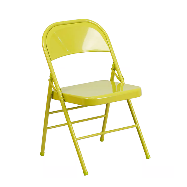 Wholesale Foldable Chair Wedding Event Garden Chairs Metal Modern Folding Chair for Outdoor and Indoor (ZG26-005)