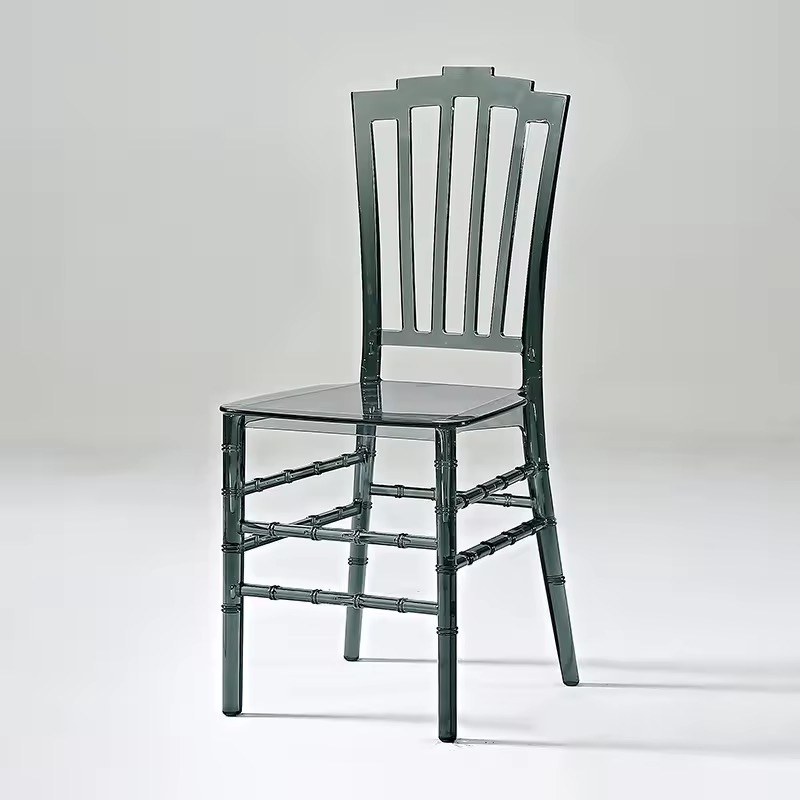 Modern Simple Design Fashion Chiavari Napoleon Chair Dining Banquets Transparent Acrylic (ZG50-017)