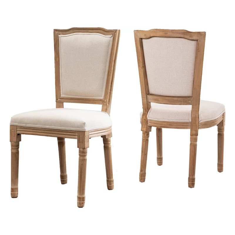 Home Furniture Modern Hot Selling Popular Manufacturer Backrest Wood Louis Dining Chair (ZG16-099)