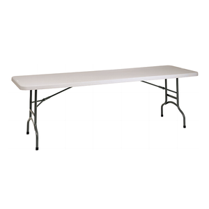 Hot Selling Outdoor Business Convenient Dining Desk Blown Picnic Rectangular Tables 6FT Rectangle Table