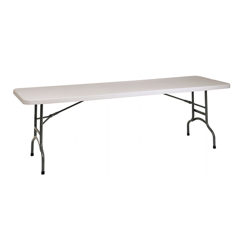 Hot Selling Outdoor Business Convenient Dining Desk Blown Picnic Rectangular Tables 6FT Rectangle Table