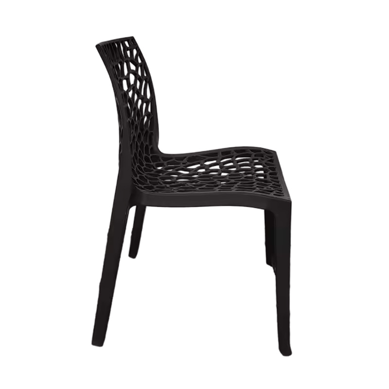 Wholesale Durable Armless Pure Plastic Lightweight Stackable Dining Chair for Home Restaurant Cafe Hotel Outdoor Events(ZG50-037)