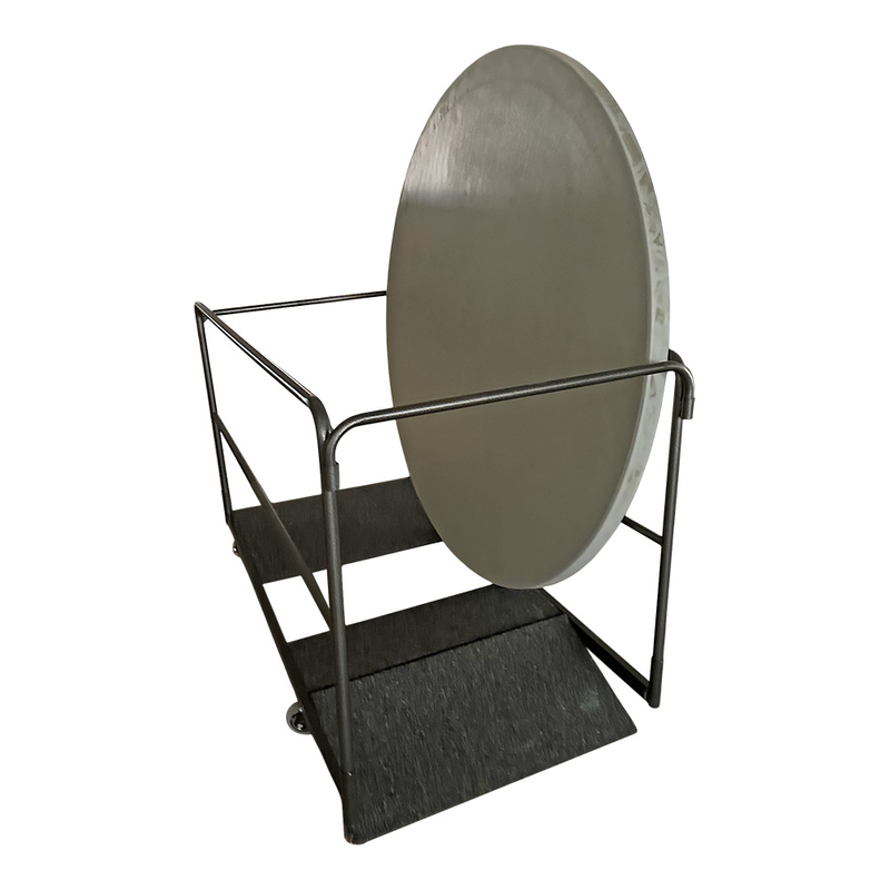 Heavy Duty Outdoor Party Catering Events Plastic One Piece Folding Round Table 180cm Round Table