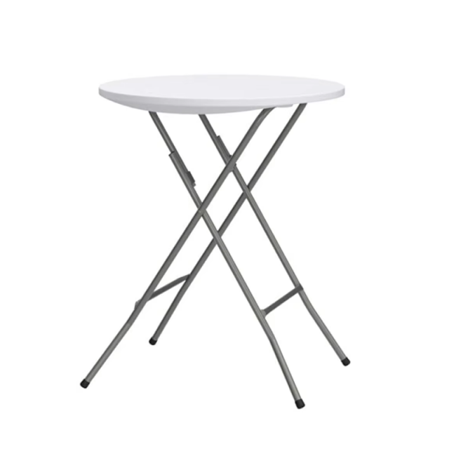 Hot Sale Durable 24'' Folding Plastic Round Table for Outdoor Events Party Restaurant Bar