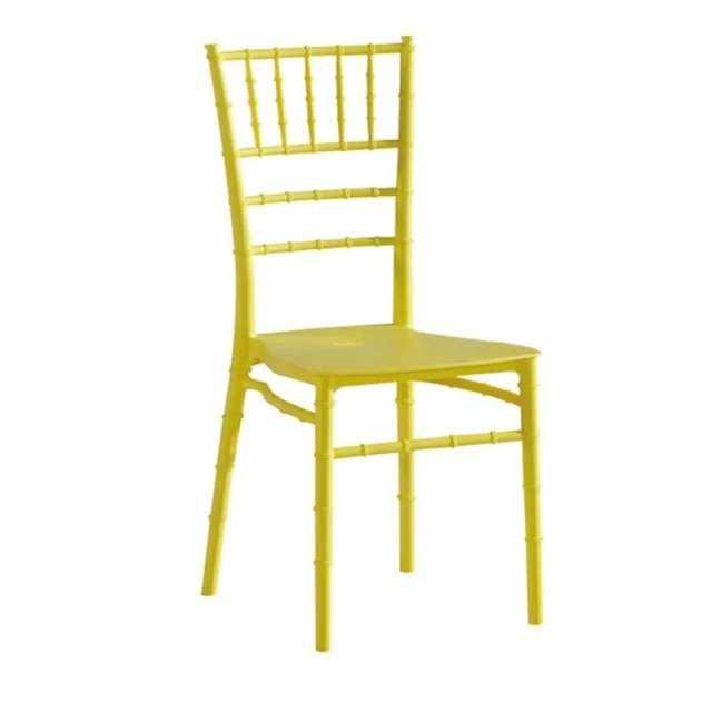 Lightweight Chiavari PP Plastic Stackable Chair for Garden Wedding Banquet Party Event (ZG50-028)