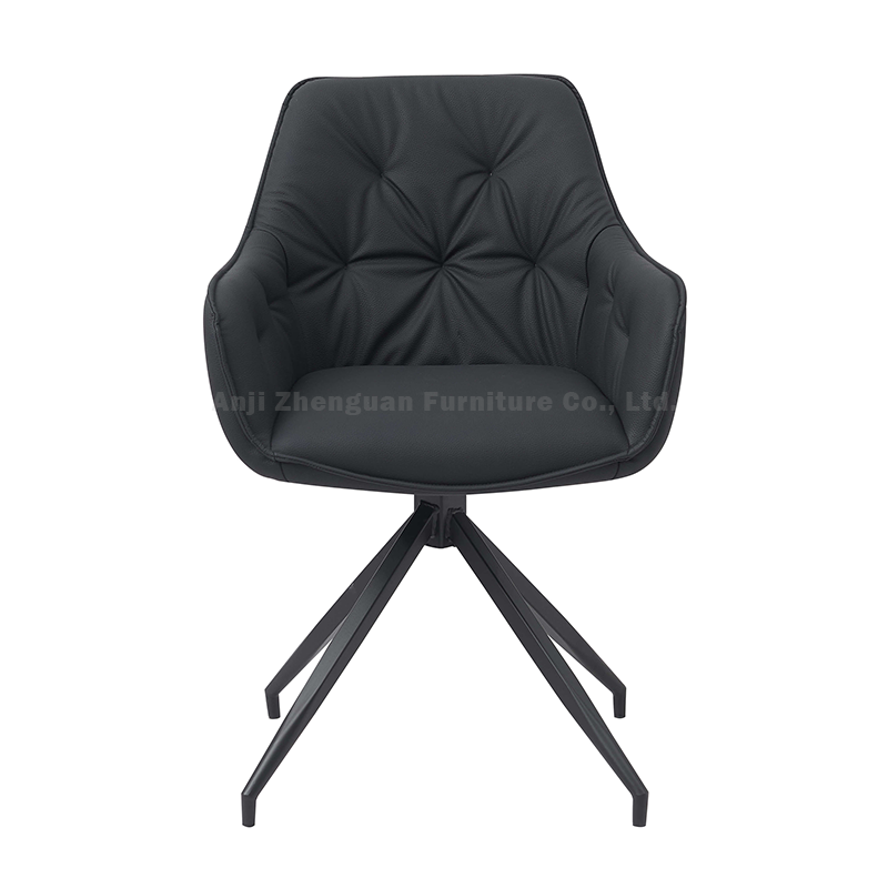 360 Rotation Upholstered Armchair Comfy Leisure Accent Chair with Large Padded Seat ZG23-087