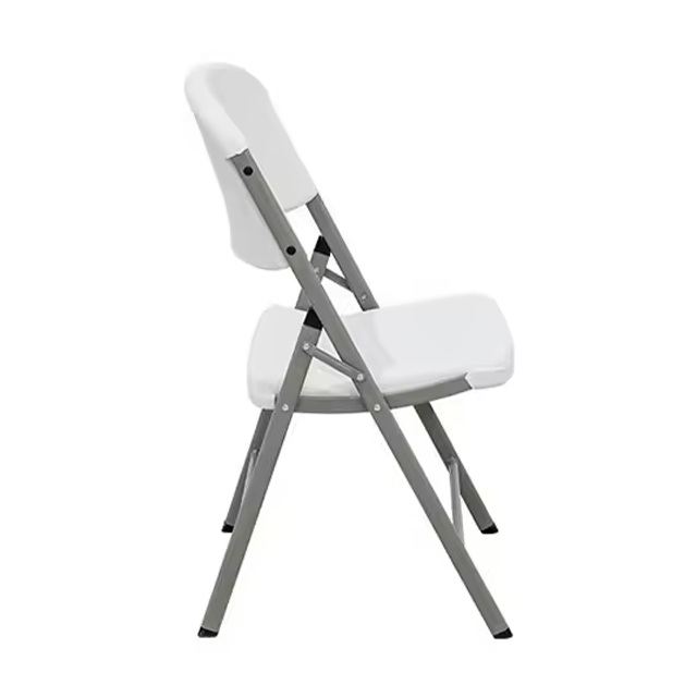 Garden Outdoor Plastic Folding Resin White Chair Restaurant Hotel Foldable Wedding Event Chairs for Camping(ZG26-013)