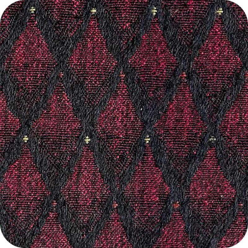 Fabric with Patterned Color Swatches for Banquet and Church Chairs