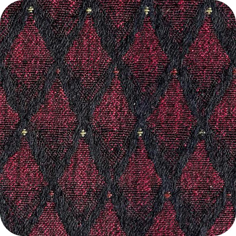 Fabric with Patterned Color Swatches for Banquet and Church Chairs