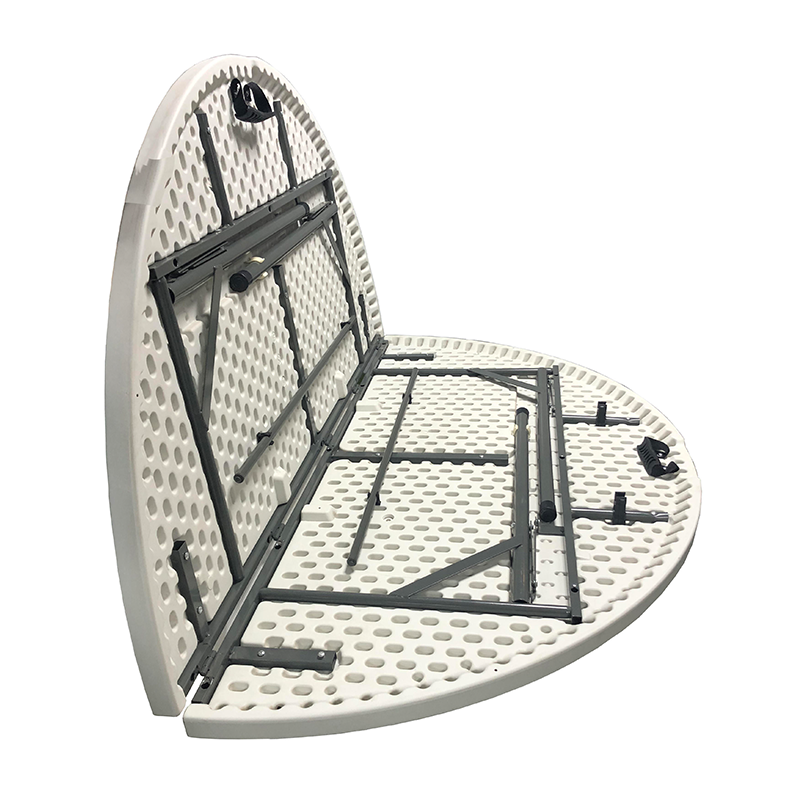 183cm 180cm 154cm 80cm 61cm Plastic Folding Round Table Folding in Half Round Table