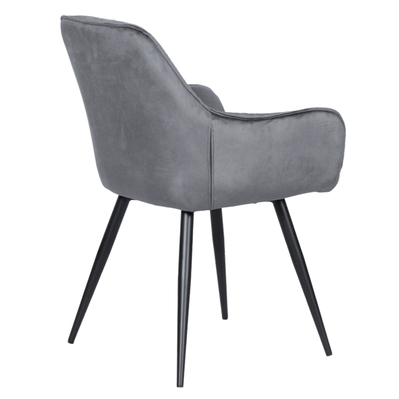 Velvet Fabric Upholstered Restaurant Dining Chair for Home Living Room Hotel(ZG23-032)