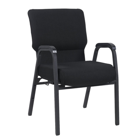 20.5 Inch Wide Mix Tan Fabric Color Silver Vein Steel Frame Armrest Stackable Church Worship Auditorium Armchair (ZG13-010)