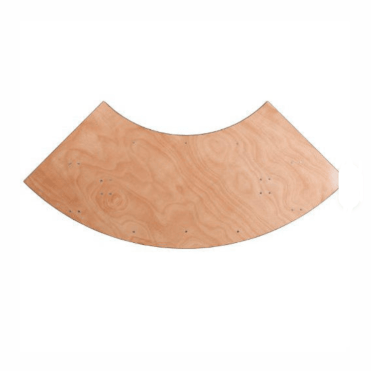 Plywood Fan Table PVC edge 122x76cm/153x76cm/183x91cm 