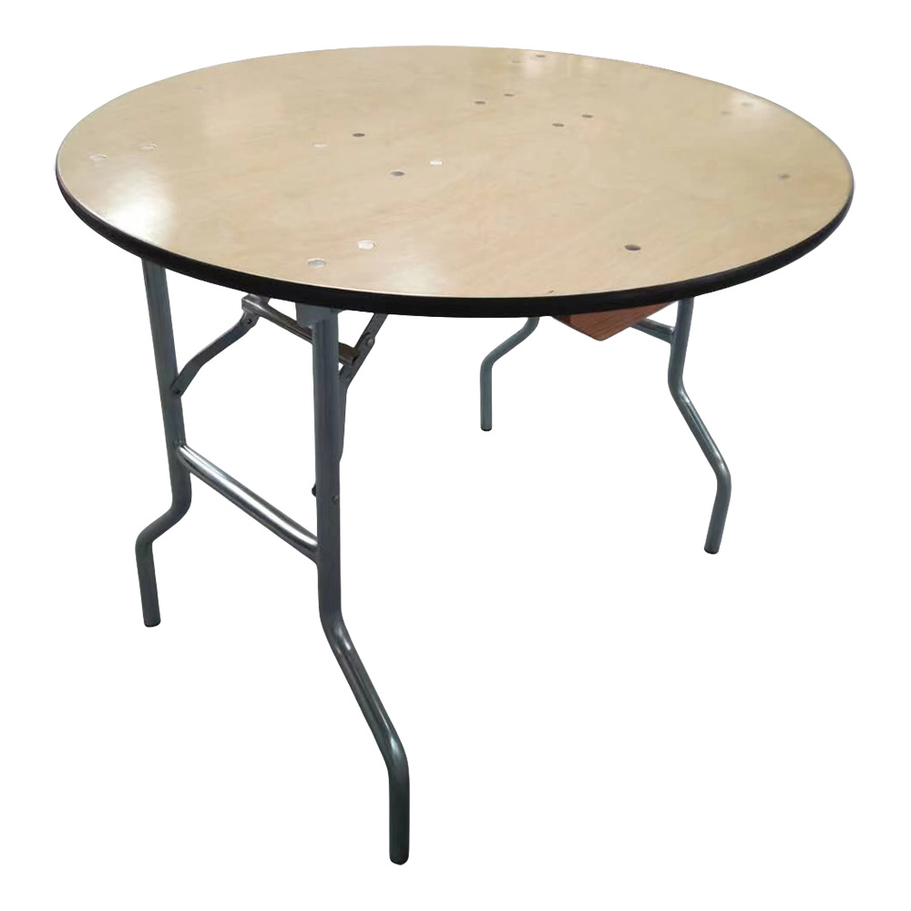 Commercial Grade Plywood Folding Table 2.5FT 3FT 4FT 5FT 6FT Heavy Duty Steel Legs