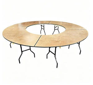 Plywood Fan Table PVC edge 122x76cm/153x76cm/183x91cm 